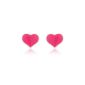 Fantasy earrings 'Pink Heart' (Jewelry)