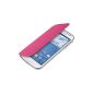 kwmobile® practical and chic flap protective case for Samsung Galaxy Grand Neo / Grand Duos en Rose (Wireless Phone Accessory)