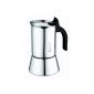 Bialetti Venus coffee percolator 2 cups stainless steel (houseware)