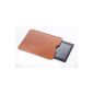 Brown leather bag / sleeve for Xido 10 inch Tablet Pc Case, Leather, Bag, Kids Tablet PC Case Case Cover inches (personal computer)