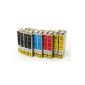 10 x XL ink cartridges compatible with chip, compatible with Epson, (4x black T0711, T0712 2x Cyan, 2x Magenta T0713, T0714 2x yellow) (Electronics)