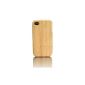 Incutex bamboo Protection Case iPhone 4 4S Cases edge protection bright bamboo optic plug shell (Electronics)