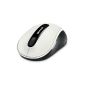 Microsoft Wireless Mobile Mouse 4000 Wireless Mouse Nano Receiver BlueTrack White (Accessory)