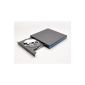 Firstcom - Panasonic UJ-260 BD Blu Ray burner drive 6x BD-R / RE XL 100GB Slim External USB 3.0 (Black-Blue) (Electronics)