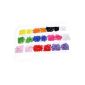 300 Pressure Button 15pcs x 10 colors x 2 sizes (T3 + T5 10,7mm 12,4mm) (Kitchen)