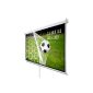 Beamer projector screen, projection, home theater 203 x 203 screen functional, all formats (electronic)