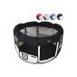 Park for puppies and small animals - black - Ø 125 cm - H 64 cm - foldable - VARIOUS COLORS (Miscellaneous)