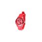 Small Wristwatch Viper Soft silicone comfortable rotating bezel needles fluorescent coating, select the color: red UR-207 (Watch)