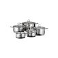 ELO saucepan Rubin Rubin Set 5-piece 18/10 stainless steel (houseware)