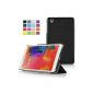 IVSO Slim Smart Cover Style Leather Folio Case Folio Case Cover for Samsung Galaxy Tab Pro 8.4 Tablet PC (Samsung Galaxy Tab 8.4 Pro, Smart Cover-Black) (Electronics)