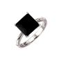 Ladies ring 925 sterling silver 1 zirconia (jewelry)