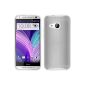 Silicone Case for HTC One Mini 2 - transparent white - Cover PhoneNatic ​​Cover + Protector (Electronics)