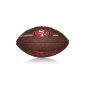 Wilson NFL 49ers Logo Mini Football Football Ball MINI size (Sport)