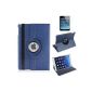 G4GADGET leather protective case for Apple iPad / 2/3/4 / mini / Air Support vertical and horizontal 360 degree rotation (Electronics)