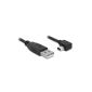 DELOCK Kabel USB 2.0 A> USBmini 5pin gewink 3m (accessory)
