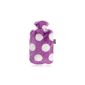 Fashy 6720 2007 Hot Water Bottle 2 L Flauschbezug with purple dots (Personal Care)