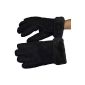 BRUBAKER warm gloves with micro-suede office with fluffy fur lined 3 colors Gr.  S - L (Textiles)