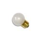 LED 0.7W E27 drop matt warm white 2700K plastic for outdoor use