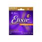 CEL Elixir 16077 Acoustic Guitar Strings Phosphor Bronze ML 12-56 (Electronics)