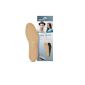 Insoles Leather Active - Genuine leather with charcoal from Bergal (Textiles)