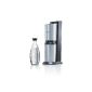 SodaStream Soda Crystal Umsteiger (1 x 0.6L glass jug without CO2 cylinder), titanium silver (Housewares)