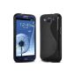 SAMSUNG i9300 S3 SIII TPU and Silicone Case Cover Skin Case COVER DESIGN GALAXY S3 S of KISSIMOTO - Black (Electronics)