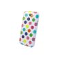 Electro-Weideworld Cover / Case / Case / Silicone gel Point Polka Dots Samsung Galaxy Note 2 N7100 (Electronics)