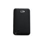 Luxburg® Case Cover Samsung Galaxy Note TPU silicone case Black (Electronics)