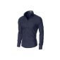 MODERNO Slim Fit Long Sleeve Shirt Man Different Colors (MSSF501) (Clothing)