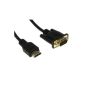 HDMI VGA cable Video cable adapter cable connecting cable 1.5m (Electronics)