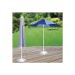 Premium Protective Case for market umbrella / parasol polyester Oxford 600D - light gray - of 'more garden' - diameter 350 to 450 cm (Garden & Outdoors)