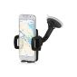 Wicked Chili car mount with 360 degree spherical joint for mobile and smartphone (width 56-86mm, Made in Germany, for Car & Case, vibration, rotation) (Accessories)