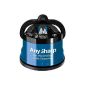 AnySharp ANYSHARPDE Knife Sharpener with Suction Cup Blue (Kitchen)