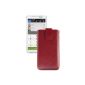 Original Favory ® Case Bag for / Asus Fonepad Note 6 / Leather Case Mobile Phone Case Leather Case Cover Case Cover * lug with retreat function * In Red (Electronics)