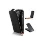Ganvol Leather Case for Samsung i8190 Galaxy S3 Mini (Black) (Electronics)