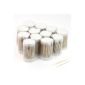 Double disposable cosmetic End tool wooden Tube Cotton Bud Bud 12 Packs (Others)
