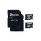 2Pcs Pack QUMOX 16GB MICRO SD MEMORY CARD CLASS 10 UHS-I 16GB 16GB HighSpeed ​​Go card mšŠmoire Write Speed ​​12MB / S read speed upto 70MB / S (Electronics)