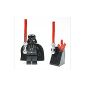 LEGO Star Wars - Darth Vader minifigure with lightsaber replacement plus red crystal and Stand for spare sword (Toys)