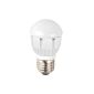 LEDs Change The World LED bulb teardrop E27 5Watt replaced min.  25 Watt warm white 2700 Kelvin with genuine CREE LEDs