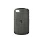 Blackberry ACC-50724-201 Soft Shell Case Mobile Phone Cover for BlackBerry Q10 - Black (Wireless Phone Accessory)