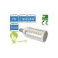 E14 54 SMD LED lamp light spotlight E14 7W 54 (5050) 230 LEDs Warm White 650 lumens, LumenTEC