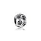 MATERIA 925 silver beads ball element - Antique Silver Bead paw