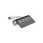 Cateck® 4 Port USB 3.0 Aluminum Premium USB Hub with 28cm long shielded cable for iMac, MacBook Air, MacBook Pro, MacBook, Mac Mini, PCs and laptops (Electronics)