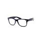 Reading Glasses - Style Wayfarer - Branches Hoses - Black - Vintage Retro Classic - Male, Female: +3.00 (Clothing)