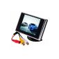 Rearview mirror with TFT LCD 3.5 '' (8.9 cm) for Car Black (Electronics)