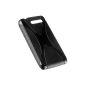 yayago Protect Silicone Case X-Style Black Case Skin Case Cover for Motorola Razr i (Electronics)