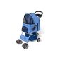 Stroller cat dog animal blue carriage (Miscellaneous)
