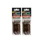 U-LACE - Pack of 2 bags of brown laces without revolutionary elastic lacing - Laces perfect for Converse sneakers Vans or other - 20 colors to mix