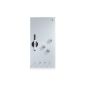 Zeller 11610 Memobord with hooks, glass / 20 x 4 x 40, white (household goods)