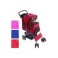 Stroller buggy dog ​​- red - VARIOUS COLORS